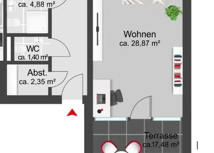 M Zone, Quiet Large Living Room, Terrace *